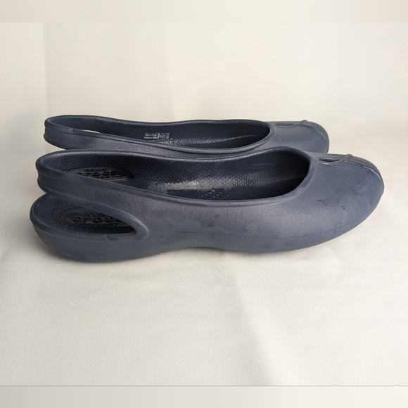 Crocs Olivia II Flat Ballet Women Shoes Size 8 Navy Blue Color - Picture 5 of 8